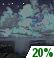 Slight Chc Showers. Chance for Measurable Precipitation 20%