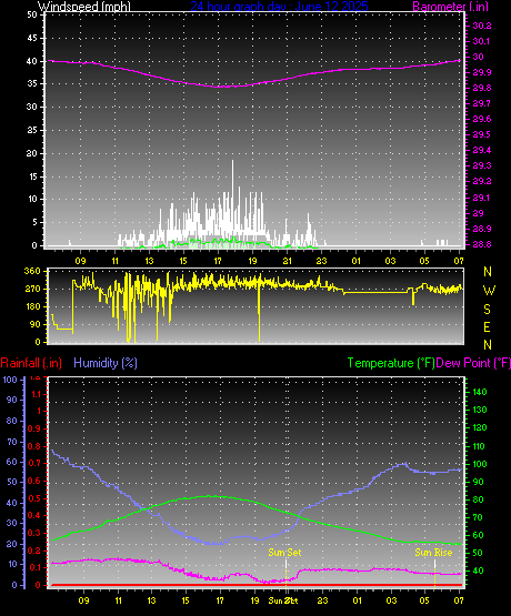 24 Hour Graph for Day 12