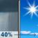 Sunday: Scattered showers, mainly before 8am.  Mostly cloudy, then gradually becoming sunny, with a high near 79. Calm wind becoming northwest around 6 mph in the afternoon.  Chance of precipitation is 40%.