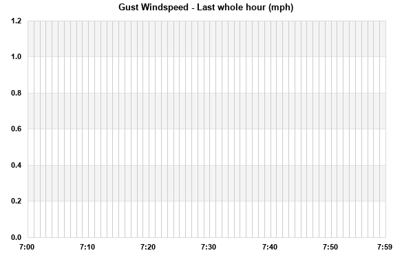 Windgust last whole hour